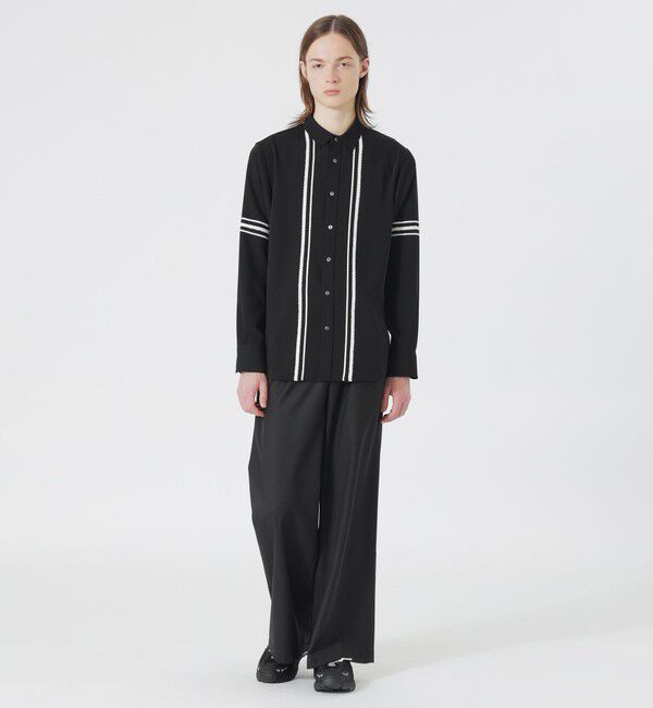  「ブライトコードトリミングシャツ」|シャツ・ブラウス|