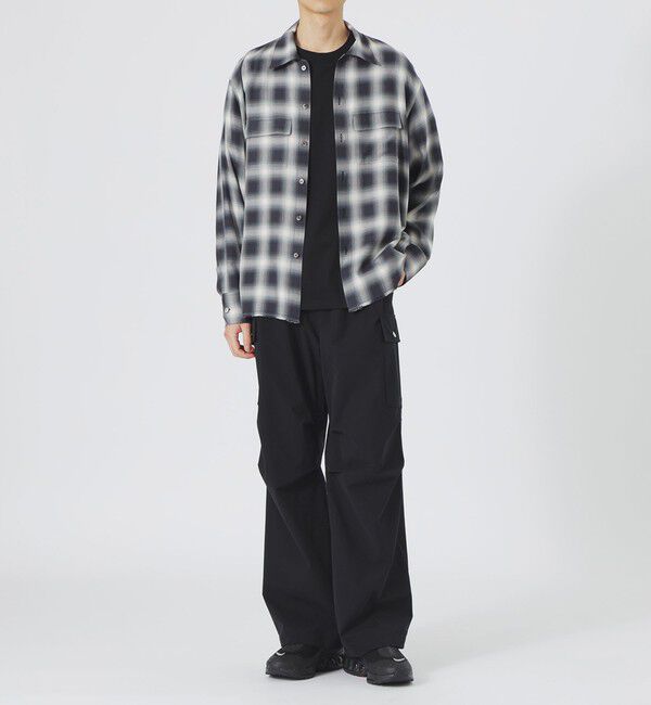  「レーヨンオンブレCPOシャツ」|シャツ・ブラウス|