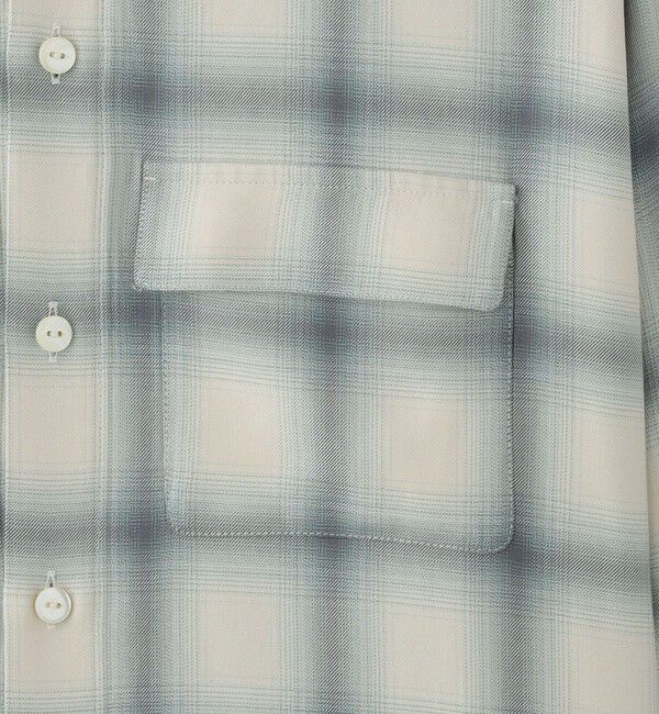  「レーヨンオンブレCPOシャツ」|シャツ・ブラウス|