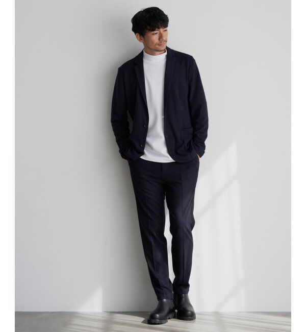 IKKA LOUNGE「イージーケア起毛テーラードジャケット」|テーラードジャケット|