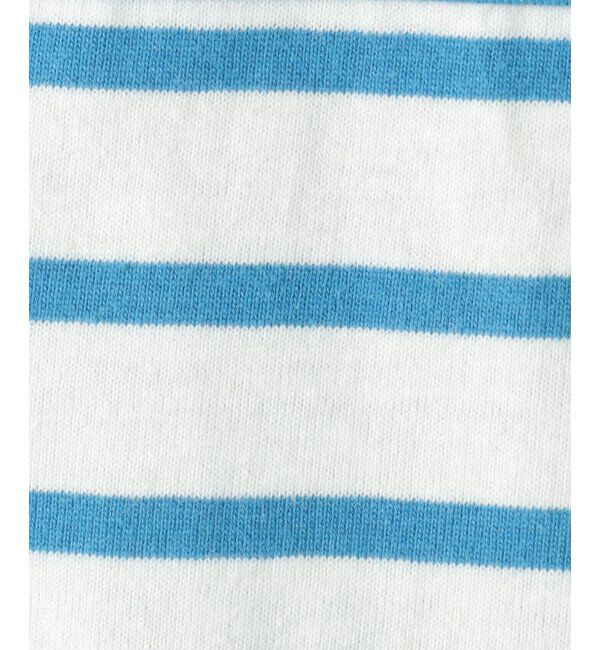 ikka kids「USAコットン イピッチボーダーポケT（120~160cm）」|Tシャツ・カットソー|