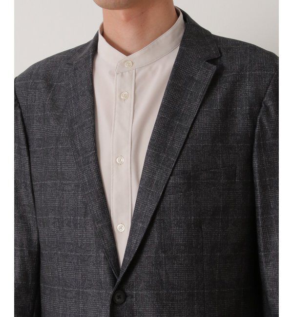 IKKA LOUNGE「【セットアップ対応】メッシュプリントテーラードジャケット」|テーラードジャケット|