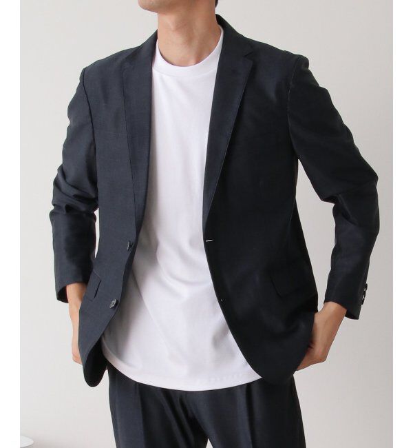 IKKA LOUNGE「【セットアップ対応】メッシュプリントテーラードジャケット」|テーラードジャケット|