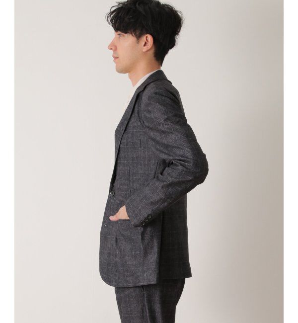 IKKA LOUNGE「【セットアップ対応】メッシュプリントテーラードジャケット」|テーラードジャケット|