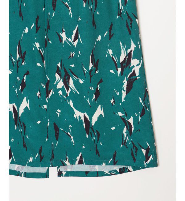 ikka「ベルト付きプリントスカート」|スカート|