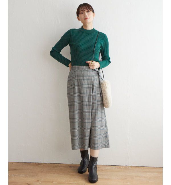 IKKA LOUNGE「スカートフウチェックパンツ」|その他|