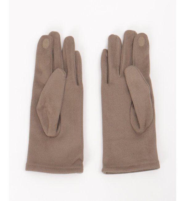 ikka「3WAYエコファー&フェイクスエードグローブ」|手袋|