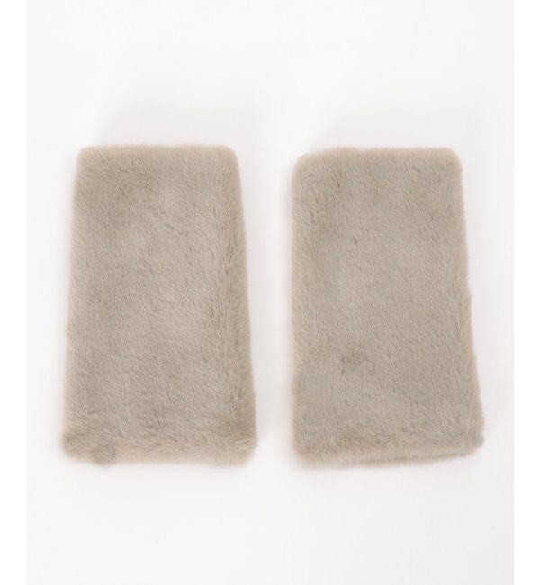 ikka「3WAYエコファー&フェイクスエードグローブ」|手袋|