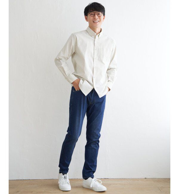 ikka「【吸水速乾】イージーケアオックスボタンダウンシャツ」|シャツ・ブラウス|