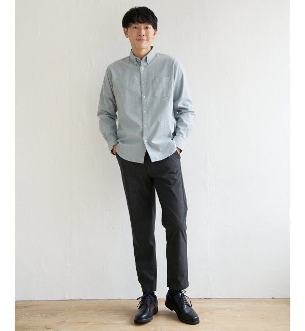 ikka「【吸水速乾】イージーケアオックスボタンダウンシャツ」|シャツ・ブラウス|