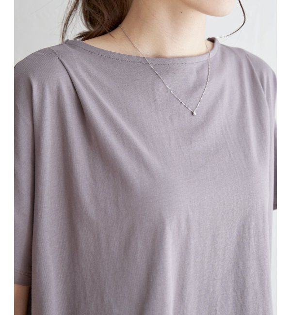 ikka「異素材サイドリボンチュニック」|その他|