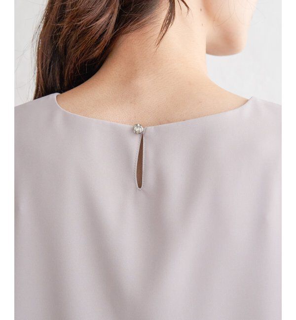 IKKA LOUNGE「バーチャーム付きブラウス」|シャツ・ブラウス|