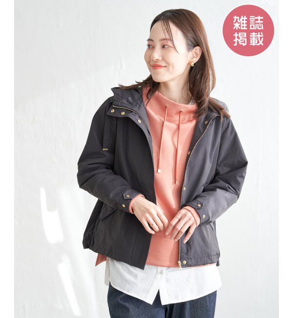 ikka「【雑誌InRed4月号掲載】撥水花粉リリースマウンテンパーカー」|ブルゾン・スタジャン|チャコール