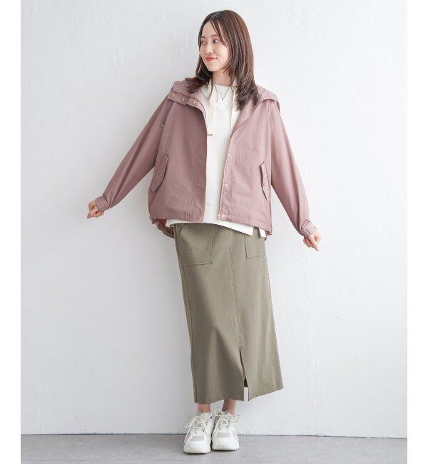 ikka「【雑誌InRed4月号掲載】撥水花粉リリースマウンテンパーカー」|ブルゾン・スタジャン|