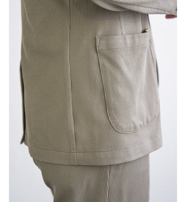 IKKA LOUNGE「【雑誌MonoMax5月号掲載】【セットアップ対応】GOKU楽ワークサッカージャケット」|テーラードジャケット|