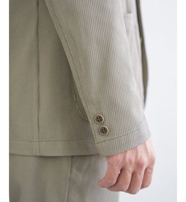 IKKA LOUNGE「【雑誌MonoMax5月号掲載】【セットアップ対応】GOKU楽ワークサッカージャケット」|テーラードジャケット|