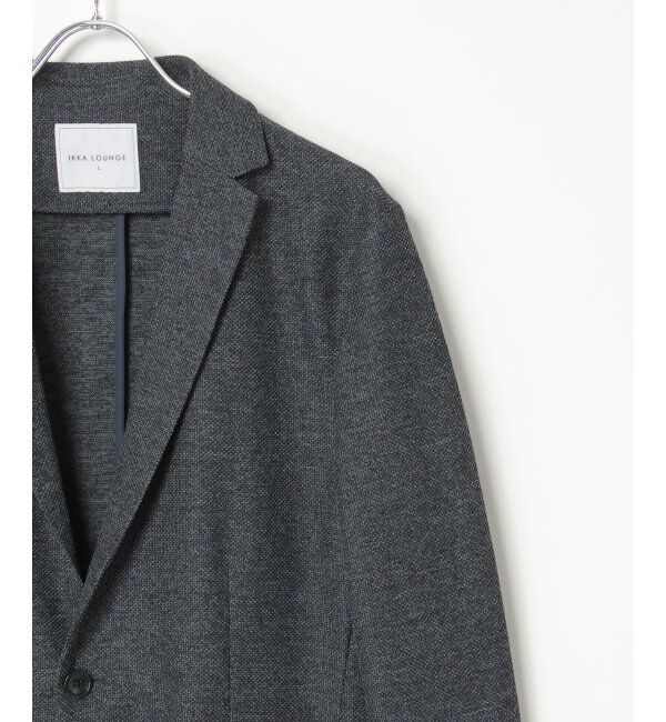 IKKA LOUNGE「【イージーケア】GOKU楽ワーク メランジライトジャケット」|テーラードジャケット|