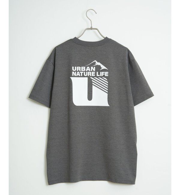 ikka「URBAN NATURE LIFE アーバンネイチャーライフ ドライスピードプリントTシャツ」|Tシャツ・カットソー|