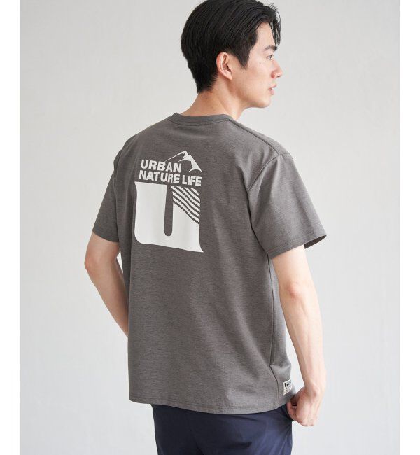 ikka「URBAN NATURE LIFE アーバンネイチャーライフ ドライスピードプリントTシャツ」|Tシャツ・カットソー|