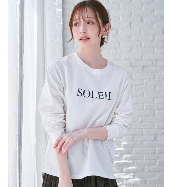 ikka「ロゴフォトプリントスウェットＴ」|Tシャツ・カットソー|