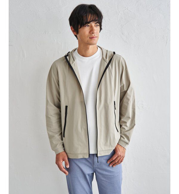 ikka「【吸水速乾／UVカット】ドライメッシュZIPパーカ」|カーディガン|