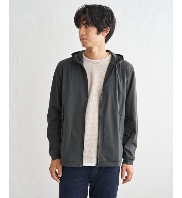 ikka「【吸水速乾／UVカット】ドライメッシュZIPパーカ」|カーディガン|