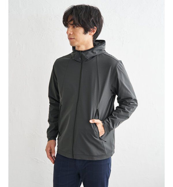 ikka「【吸水速乾／UVカット】ドライメッシュZIPパーカ」|カーディガン|