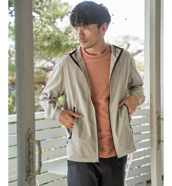 ikka「【吸水速乾／UVカット】ドライメッシュZIPパーカ」|カーディガン|