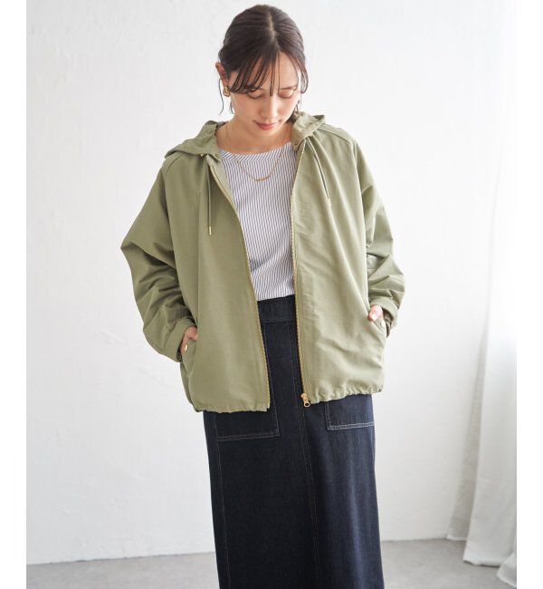 ikka「【雑誌InRed4月号掲載】撥水花粉リリース2WAYマウンテンパーカー【親子コーデ】」|ブルゾン・スタジャン|