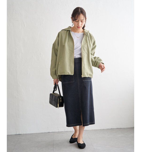 ikka「【雑誌InRed4月号掲載】撥水花粉リリース2WAYマウンテンパーカー【親子コーデ】」|ブルゾン・スタジャン|