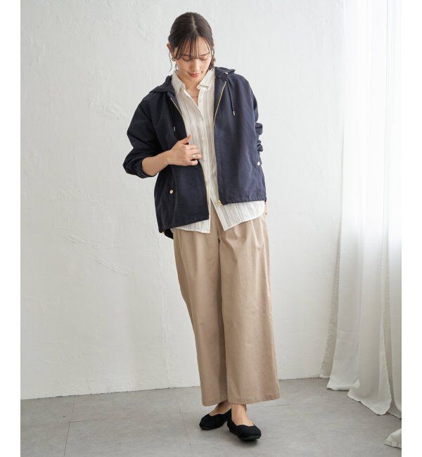 ikka「【雑誌InRed4月号掲載】撥水花粉リリース2WAYマウンテンパーカー【親子コーデ】」|ブルゾン・スタジャン|