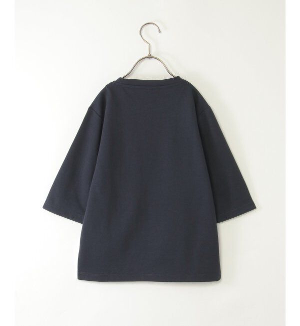 ikka kids「７ブソデポンチブロックスＴ」|Tシャツ・カットソー|