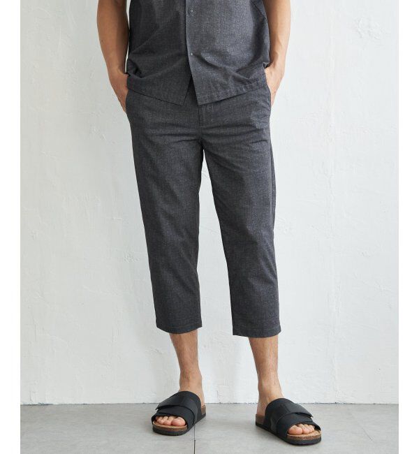 ikka「【接触冷感】GOKU楽 AIRクロップドパンツ【セットアップ対応】」|その他|グレー