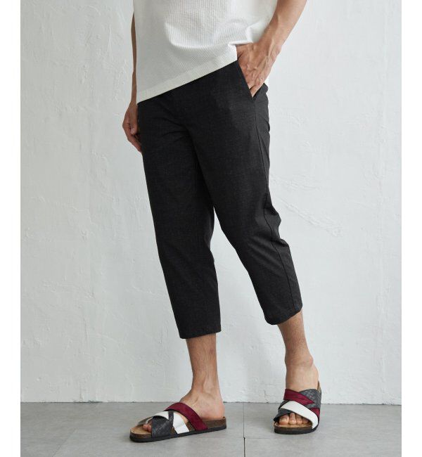 ikka「【接触冷感】GOKU楽 AIRクロップドパンツ【セットアップ対応】」|その他|チャコール