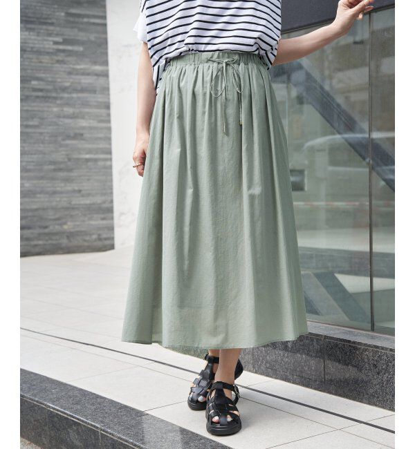 ikka「ギャザーフレアスカート」|スカート|