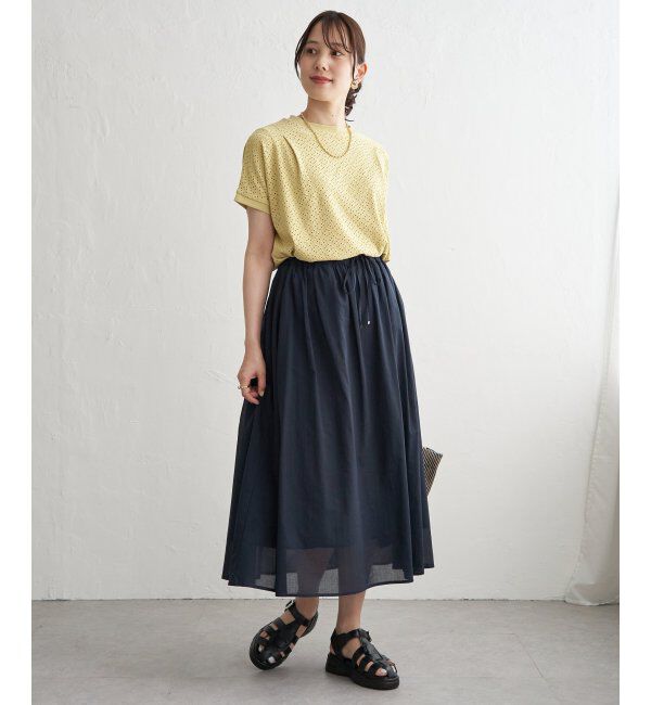 ikka「ギャザーフレアスカート」|スカート|