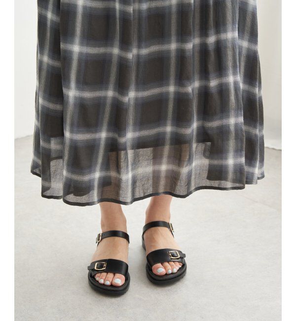 ikka「ギャザーフレアスカート」|スカート|