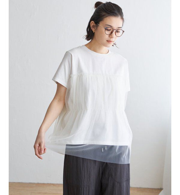 Lbc with Life「チュールドッキングtee」|その他|