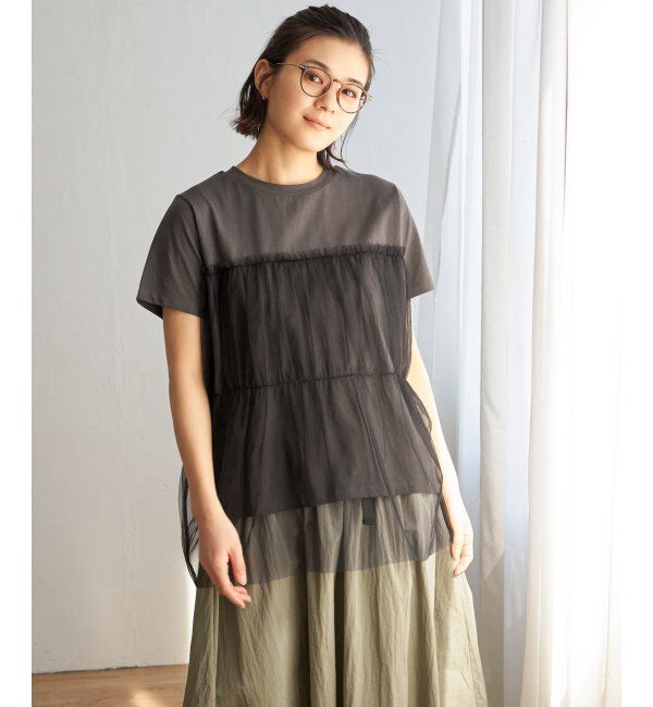 Lbc with Life「チュールドッキングtee」|その他|