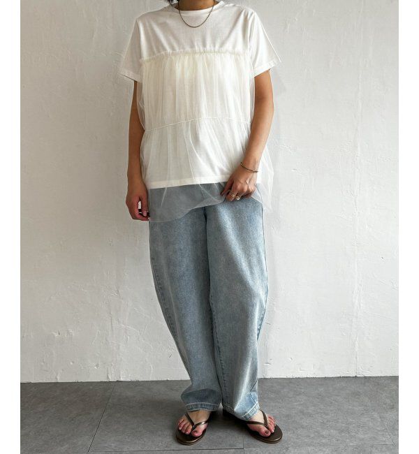 Lbc with Life「チュールドッキングtee」|その他|