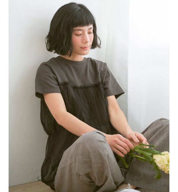 Lbc with Life「チュールドッキングtee」|その他|