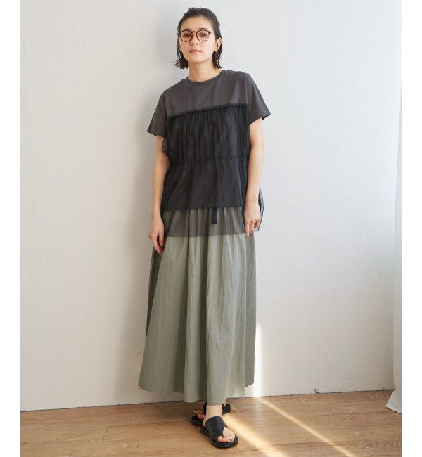 Lbc with Life「チュールドッキングtee」|その他|