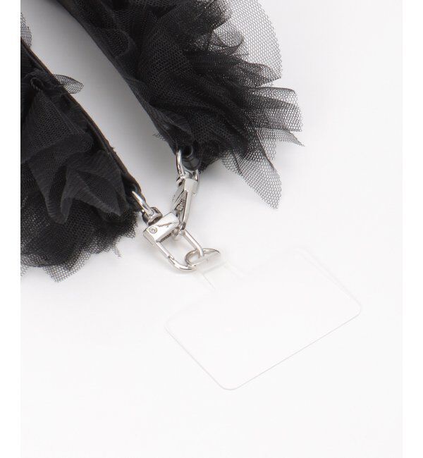 VENCE share style「ショートチュールフリルストラップ」|ネックレス|