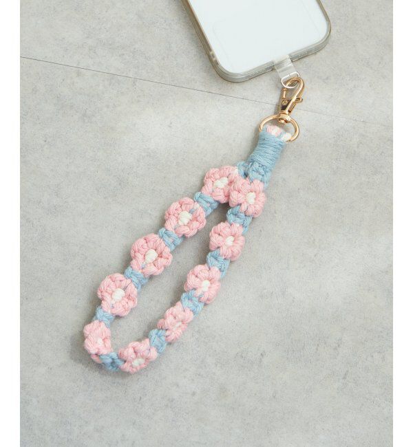 VENCE share style「ショートマクラメストラップ」|ネックレス|