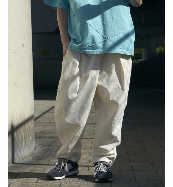 VENCE share style「ナチュラルストレッチバルーンパンツ」|その他|オフホワイト