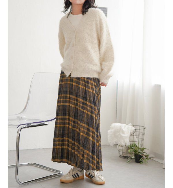 VENCE share style「ラメシャギーカーディガン」|カーディガン|