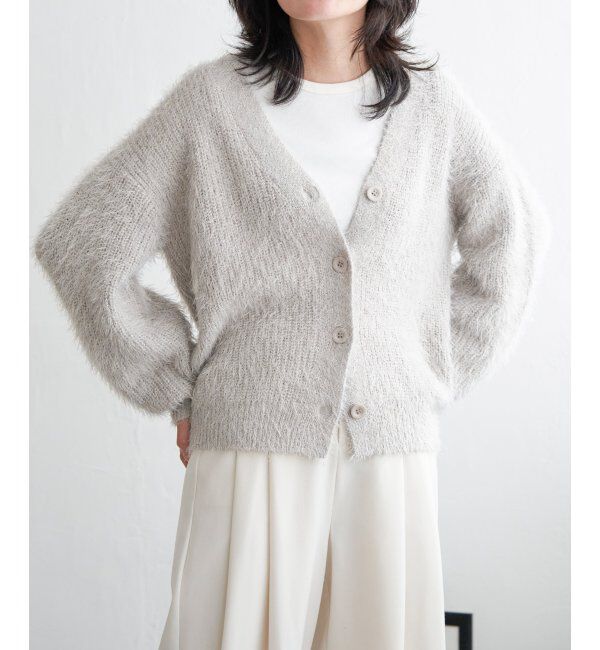 VENCE share style「ラメシャギーカーディガン」|カーディガン|