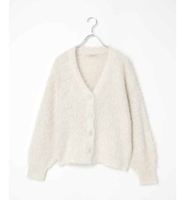 VENCE share style「ラメシャギーカーディガン」|カーディガン|