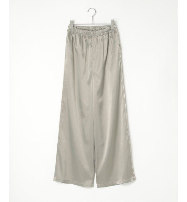 VENCE share style「サテンサイドラインパンツ」|デニム|