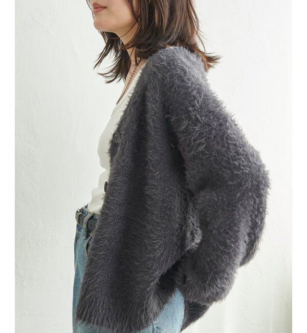 VENCE share style「3.5Gシャギーカーディガン」|カーディガン|